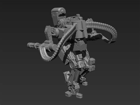 Sci Fi Robot 3d Model 3d Printable Cgtrader