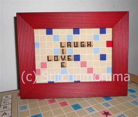 11019 Live Laugh Love Scrabble Inspired Original By