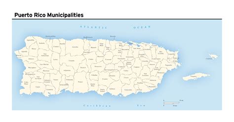 Puerto Rican Map