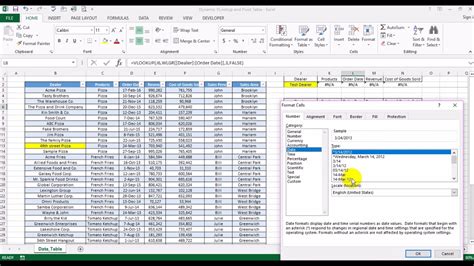 Dynamic Vlookup And Pivot Table Youtube