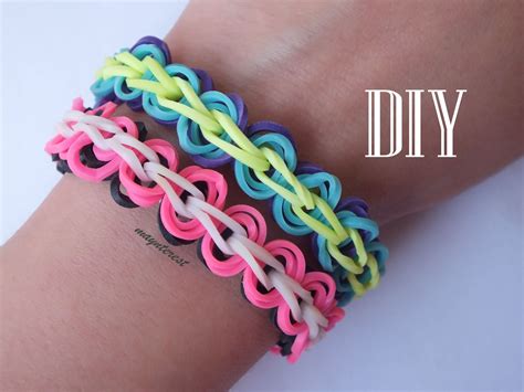 Diy Pulsera De Gomitas Con Círculos Rubber Band Bracelet With Circles