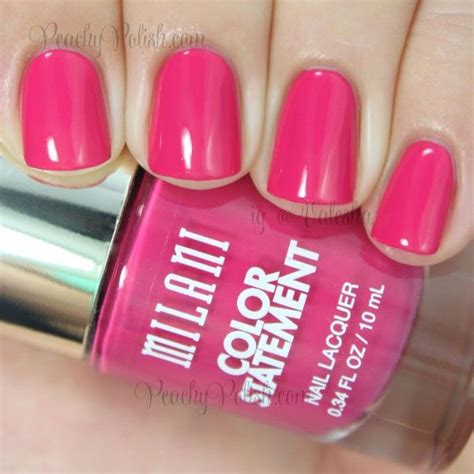 Milani Color Statement Nail Lacquer Collection Swatches And Review