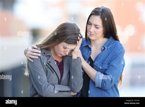 Comforting Friend Teenager Student Hi Res Stock Photography And Images