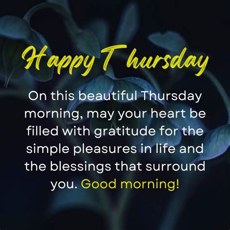 Blessed Thursday Good Morning Happy Thursday Blessings Images With