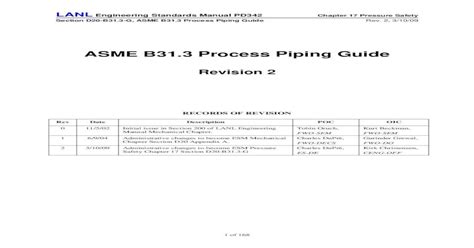 Asme B313 Process Piping Guide Pdf Document