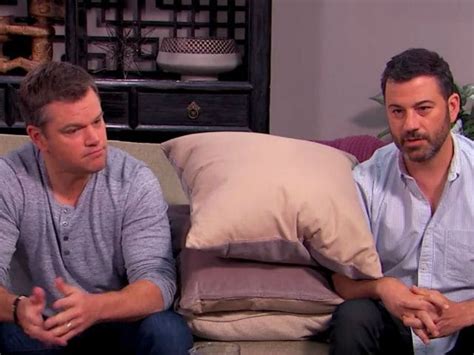 Matt Damon Jimmy Kimmel Go For Couples Therapy Its Hilarious