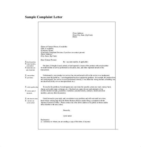 Apa format template free download. Letter of Complaint Template - 10+ Free Word, PDF ...