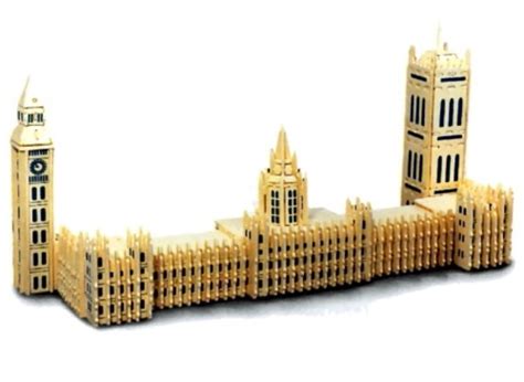 Big Ben London 3d Jigsaw Wooden Houses Of Parliament Model Toy Puzzle