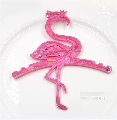 Flamingos Doll Clothes Hanger Mold Diy Resin Decorative Craft Jewelry Making Mold Silicone Mould