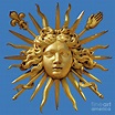 Symbol of Louis XIV the Sun King - Blue Background Photograph by Ulysse ...