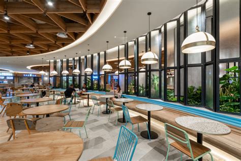 The Exemplar Of Modern And Vibrant Food Court Food Empire