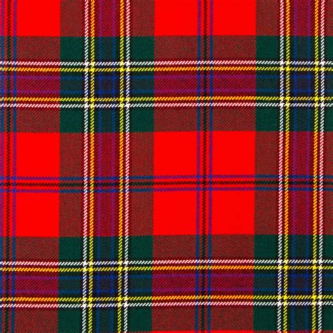 Maclean Of Duart Modern Heavy Weight Tartan Fabric Lochcarron Of Scotland