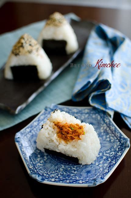 Kimchi Tuna Rice Patties And Rice Balls