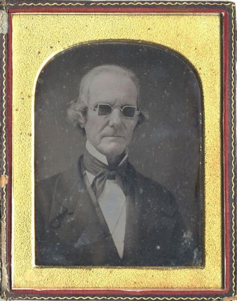 Ca 1850s Daguerreotype Portrait Of A Gentleman Presumably Blind