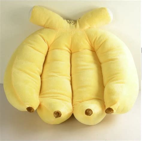 Stuffed Plush 60cm Yellow Bananas Plush Toy Soft Throw Pillow Doll W3902 In Stuffed And Plush