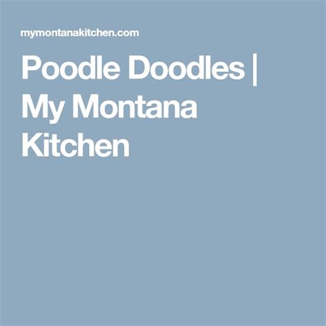 See more ideas about poodle, standard poodle, poodle dog. Poodle Doodles | My Montana Kitchen | Trim healthy momma, Trim healthy mama, Sugar free candy