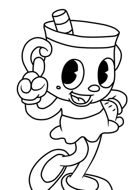 Best Ideas For Coloring Cuphead Chalice Coloring Page The Best Porn