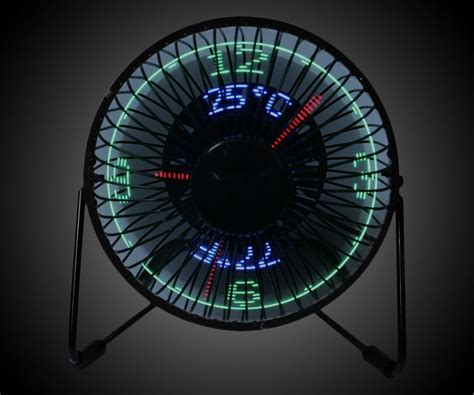 Usb Led Clock Fan