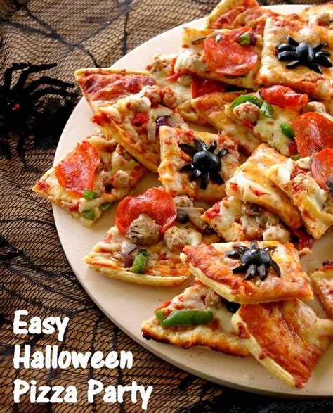 Easy Halloween Pizza Party The Dinner Mom