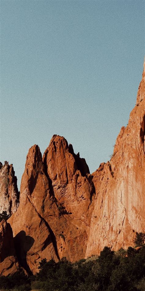 Cliffs Rocky Mountains Sky Nature 1080x2160 Wallpaper Desktop