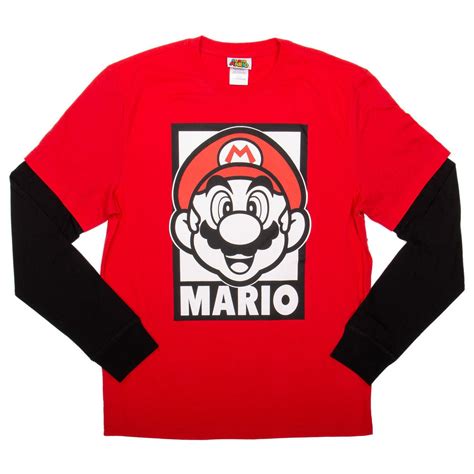 Mario Mens Long Sleeve T Shirt Walmart Canada