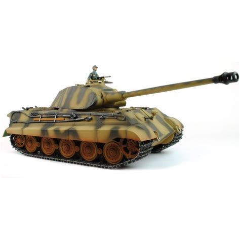 Taigen Hand Painted Rc Tank Full Metal Upgrade King Tiger 24ghz