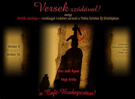 Versek streams live on twitch! Versek szódával, no és a költők - Cultura.hu