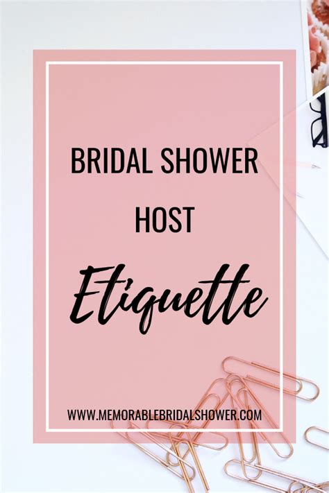 Bridal Shower Host Etiquette The Answers To All Your Bridal Shower