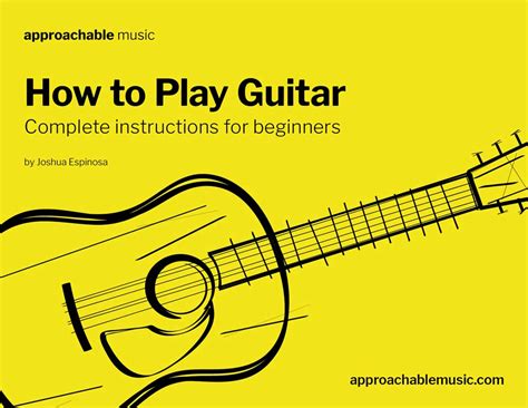 Guitar Book For Beginners Pdf Approachable Music