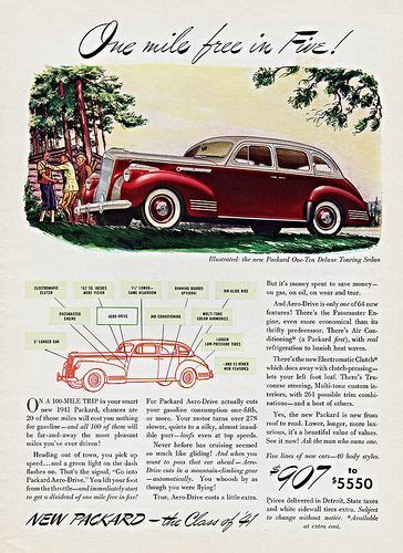 1941 Packard One Ten Deluxe Touring Sedan Packard Automobile