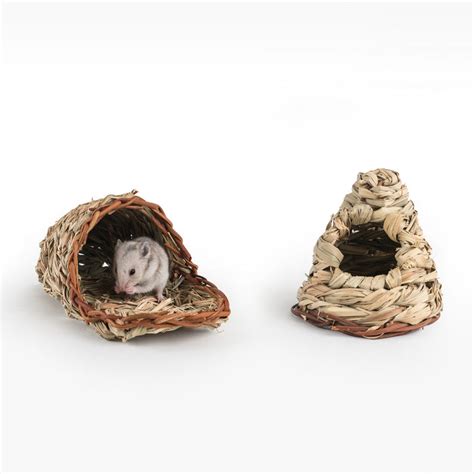 Niteangel Hamster Reed Woven Nest Natural Hideout — Niteangel Pet