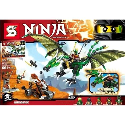 Jual Lego Kw Ninjago The Green Nrg Dragon Sy 592 Shopee Indonesia