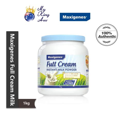 Maxigenes Full Cream Instant Milk Powder 1kg Australia Import MY KING