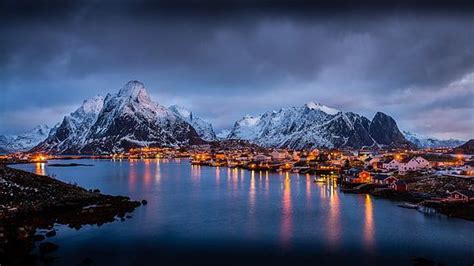 The Magic Islands Of Lofoten Norway Europe Winter Morning Light