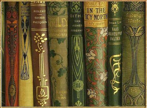 Art Nouveau Book Spines Vintage Books Antique Books Book Art