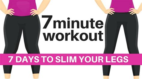 Minute Workout Slim Your Legs Home Workout Lose Inches Reduce Leg