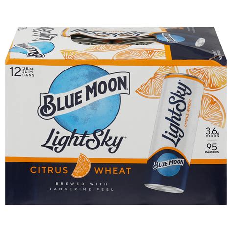 Save On Blue Moon Light Sky Citrus Wheat Beer 12 Pk Order Online