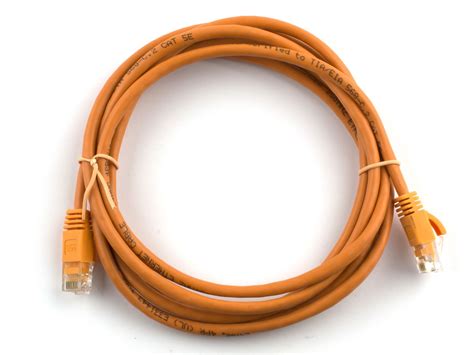 Cat5e is rated for higher speeds than cat5 because the twist rates are more closely held to the specifications for the cable. 5 FT Booted CAT6 Network Patch Cable - Orange | Computer ...