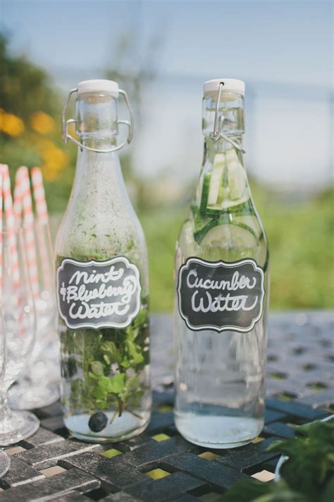 Bottled Cucumber Water For Cocktail Hour