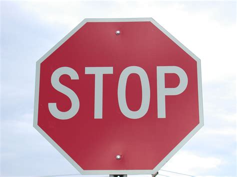 Free Stop Sign Stock Photo