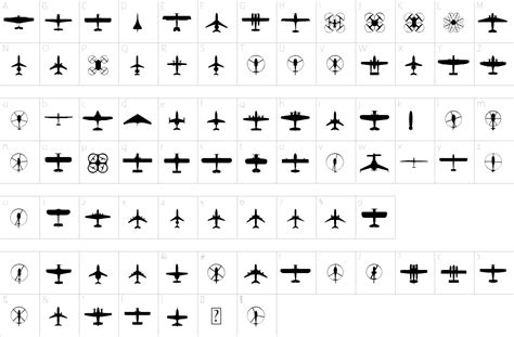 Aircraft Identification Civil Font 1001 Free Fonts