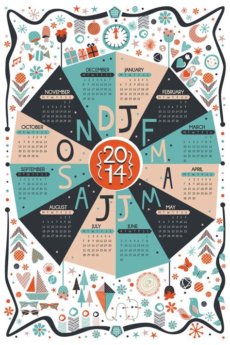 Pin By Noelle Cruz On Inspiration Graphic Calendar Design Calender