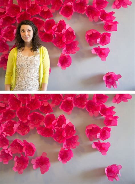 Diy Paper Flower Backdrop