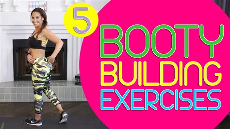 Booty Building 5 Butt Exercises You Can Do Anywhere Video Natalie Jill Fitness