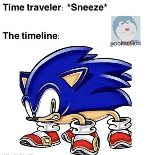 Sonic The Normal Hedgehog Lo Sé Dos Memes Del Viajero Del Tiempo Meme By Doraemon