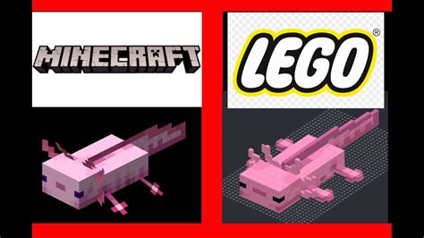 Lego Minecraft Axolotl Tutorial Youtube