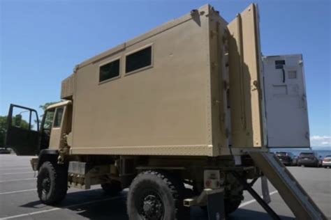Take A Look Amazing Bachelor Pad Army Truck Rv Conversion