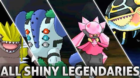 Pokemon Oras All Shiny Legendary Pokemon And Forms W Signature Moves