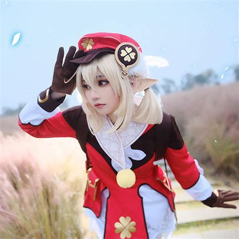 Buy Game Genshin Impact Klee Cosplay Costume For Sale