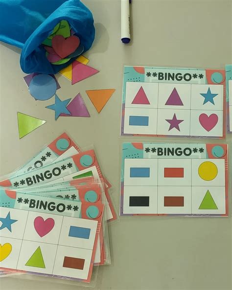 Bingo Das Formas Geom Tricas Educa O Infantil A Loja Prof J Ssica Cristina